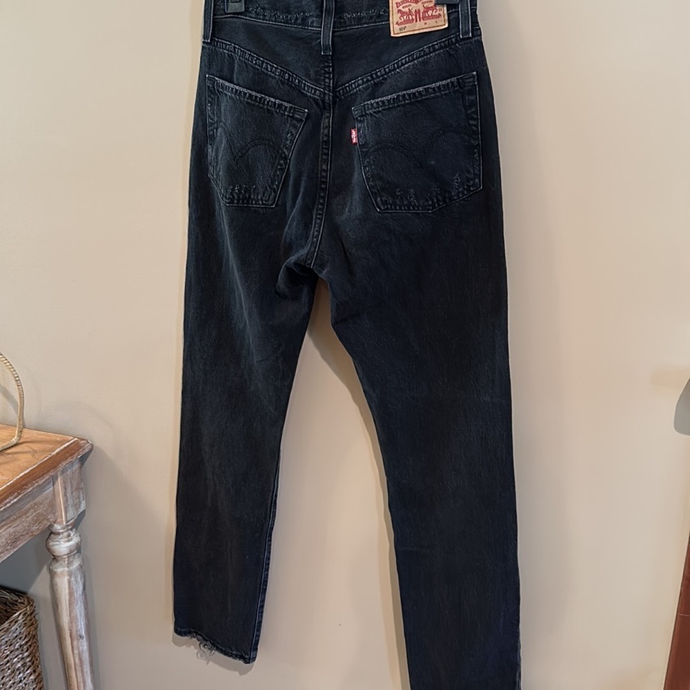 Levi’s 501 straight leg black jeans - Picture 4 of 5